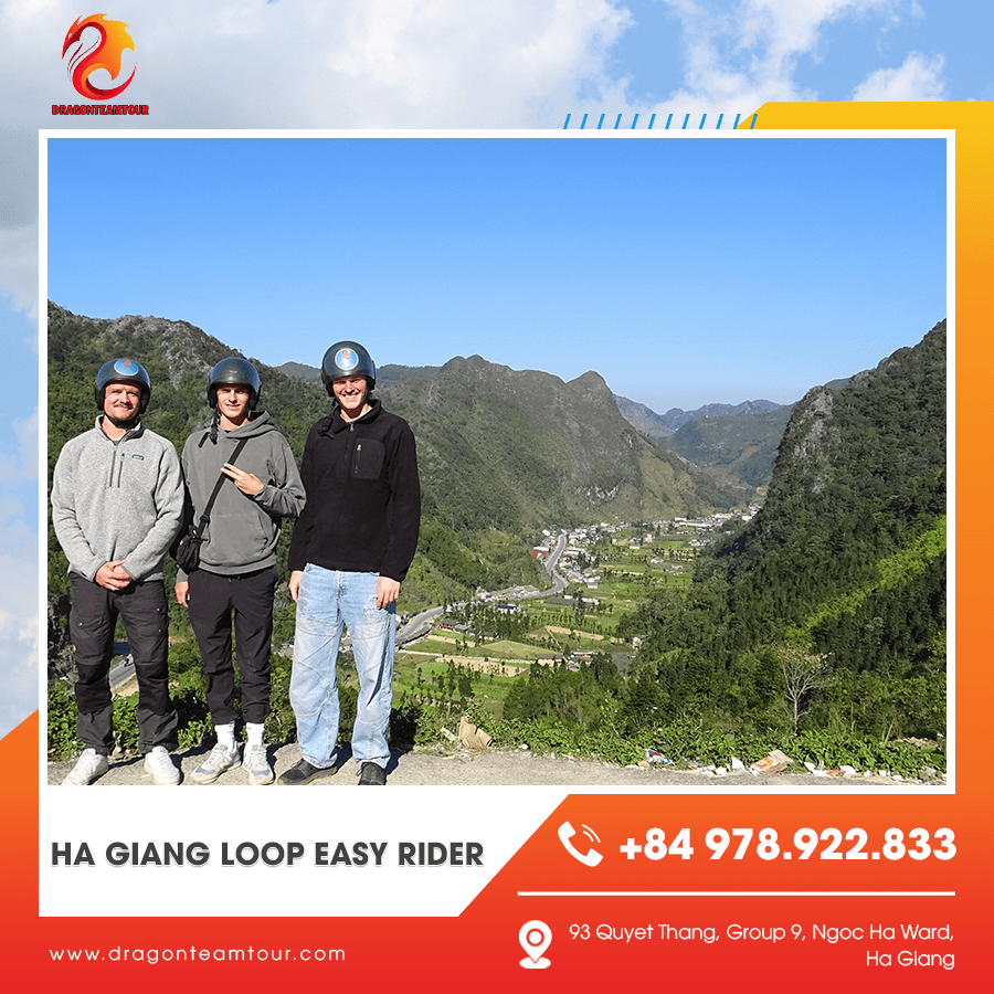 Scenic valley Ha Giang Loop Easy Rider experience