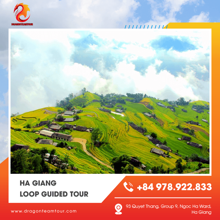 Travelers enjoying Ha Giang Loop guided tour