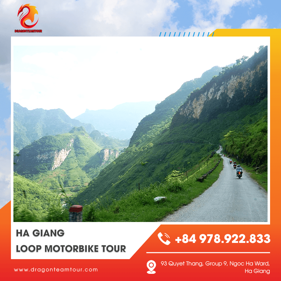 Scenic valley on Ha Giang Loop motorbike tour