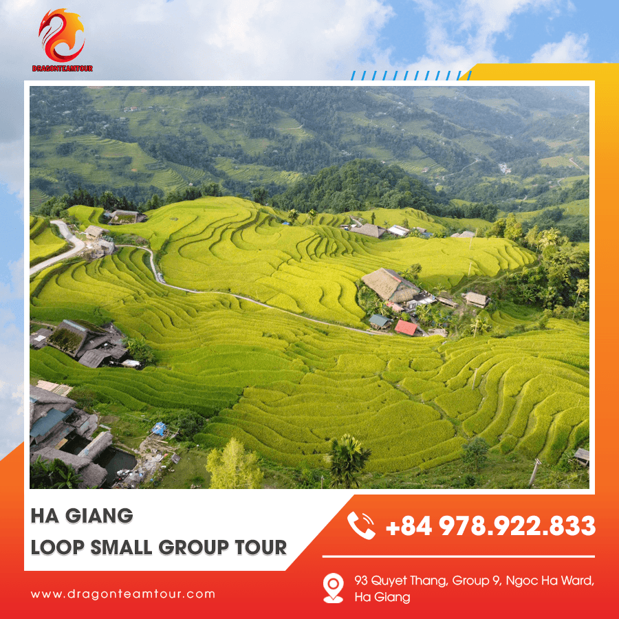 Panorama landscape Ha Giang Loop small group tour