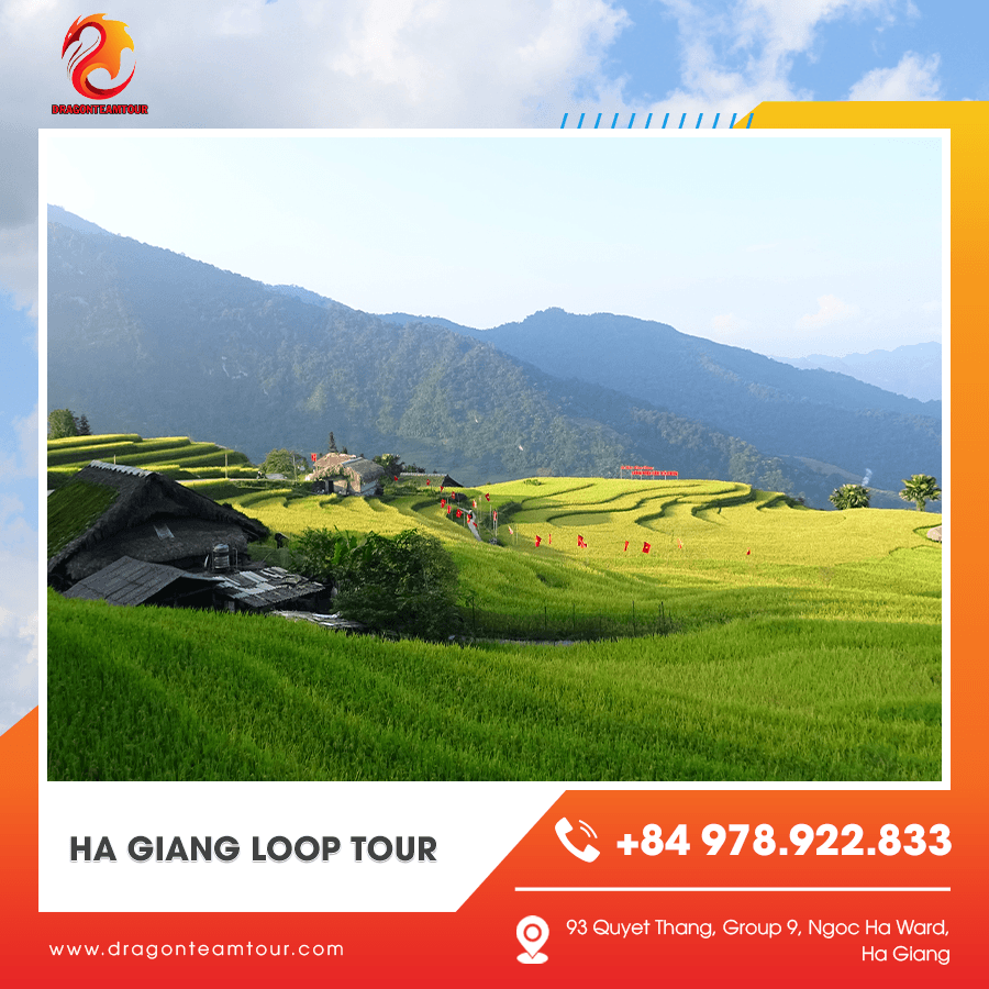 Scenic view during Ha Giang Loop tour in northern Vietnam
